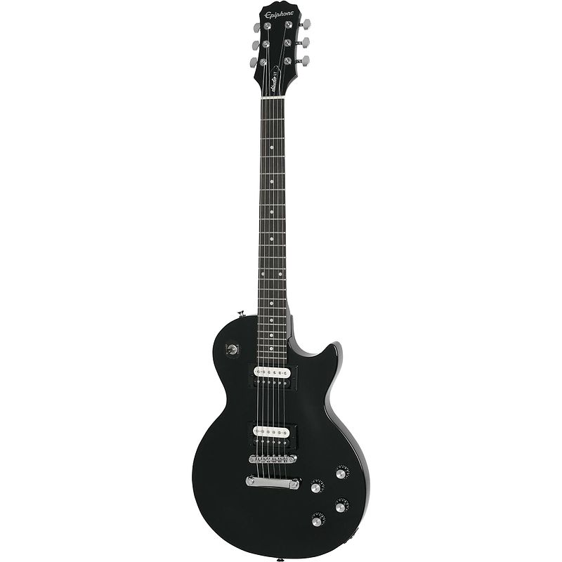 Foto van Epiphone les paul studio e1 ebony elektrische gitaar