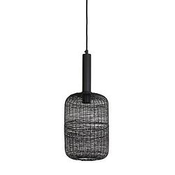 Foto van Light & living - hanglamp lekang - 22x22x55 - zwart