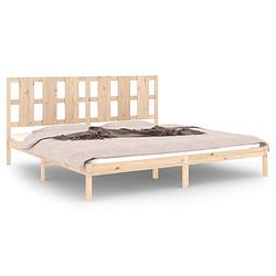 Foto van Vidaxl bedframe massief grenenhout 200x200 cm