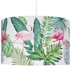 Foto van Beliani flamingo hanglamp polyester 50 x 50 cm