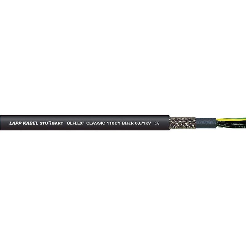 Foto van Lapp ölflex® classic 110 cy black stuurstroomkabel 4 g 1 mm² zwart 1121269-100 100 m