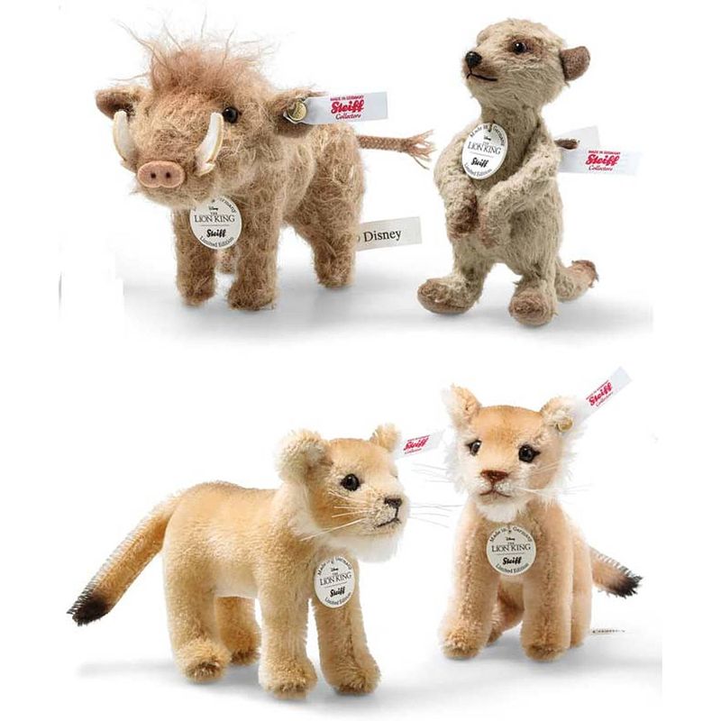 Foto van Steiff knuffels limited edition disney lion king cadeauset