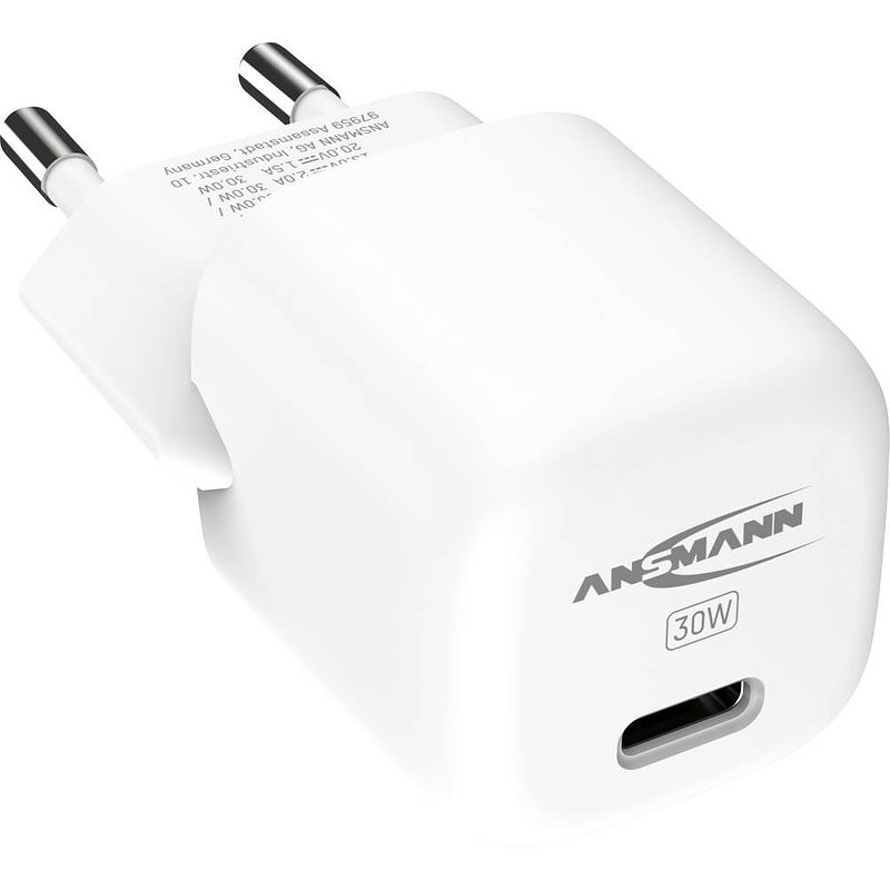 Foto van Ansmann home charger hc130pd-mini 1001-1033 usb-oplader thuis uitgangsstroom (max.) 3000 ma 1 x usb-c