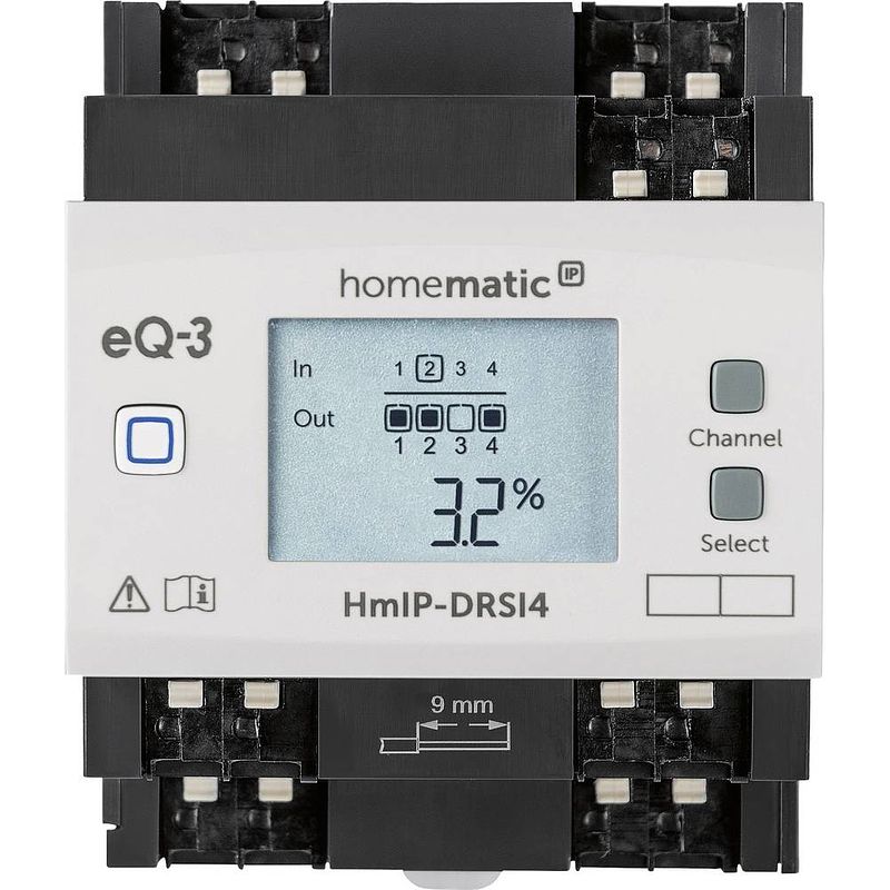 Foto van Homematic ip hmip-drsi4 schakelactor draadloos