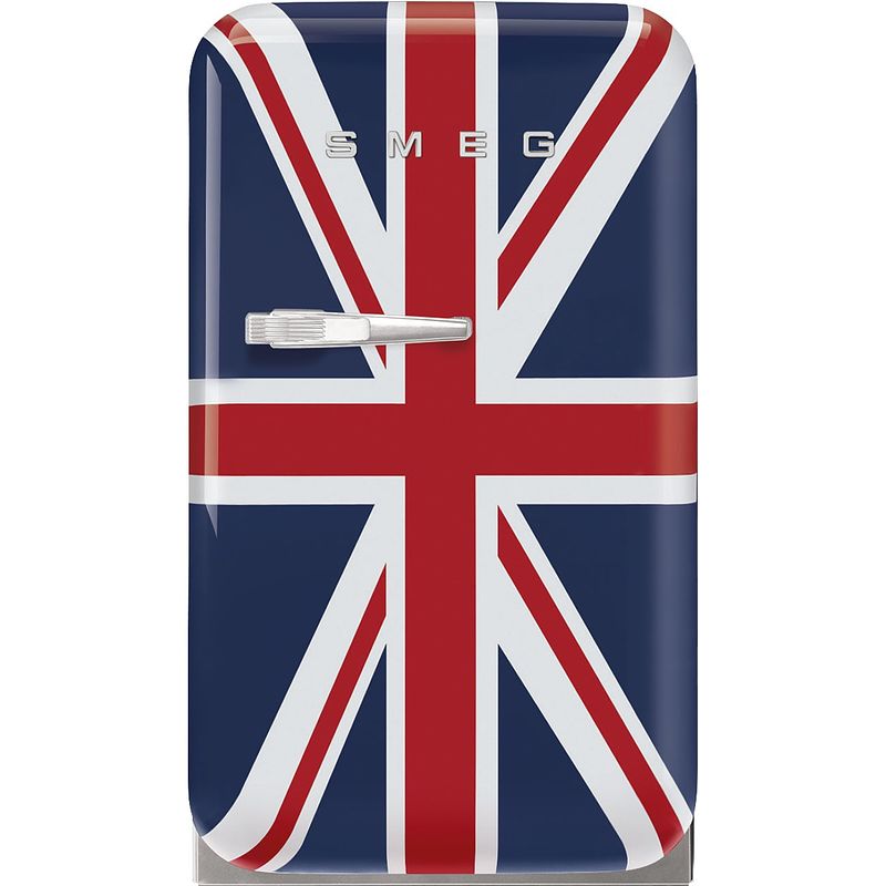 Foto van Smeg fab5rduj5 union jack minikoelkast blauw