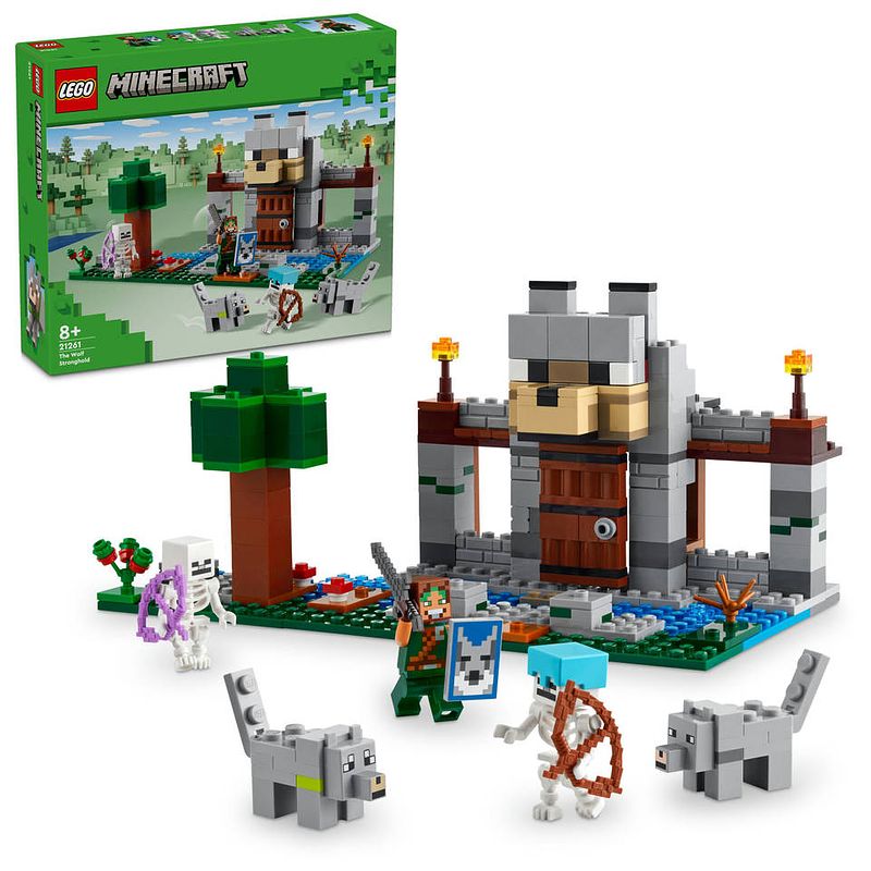 Foto van Lego minecraft de wolvenburcht 21261