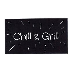Foto van Md entree - barbecue mat - chill & grill - zwart - 67 x 120 cm