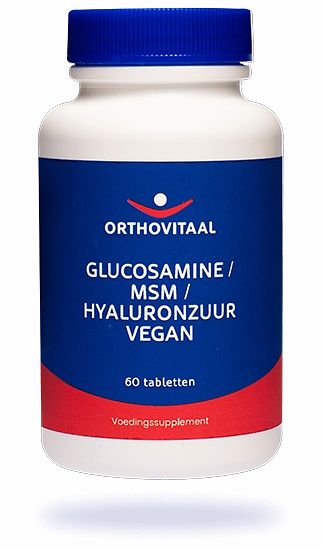 Foto van Orthovitaal glucosamine/msm/hyaluronzuur tabletten