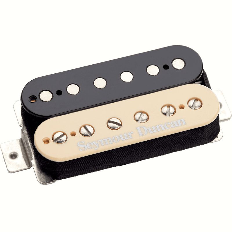 Foto van Seymour duncan sh-4 jb zebra bridge humbucker