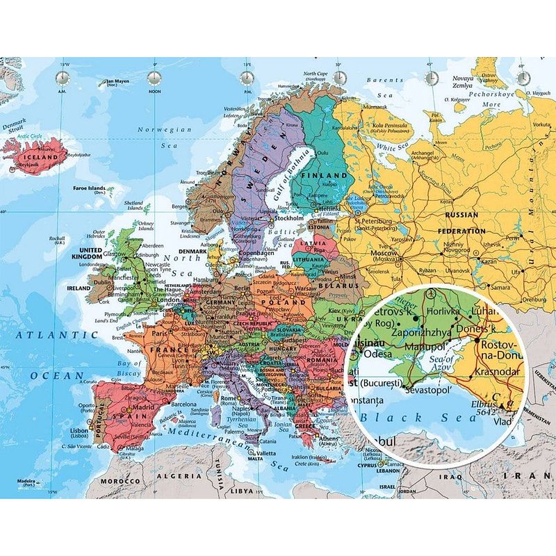 Foto van Gbeye european map 2014 poster 50x40cm