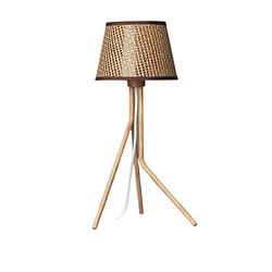 Foto van Bussandri - mediteraanse tafellamp - hout - mediteraans - e27 - l:27cm - voor binnen - woonkamer - eetkamer -