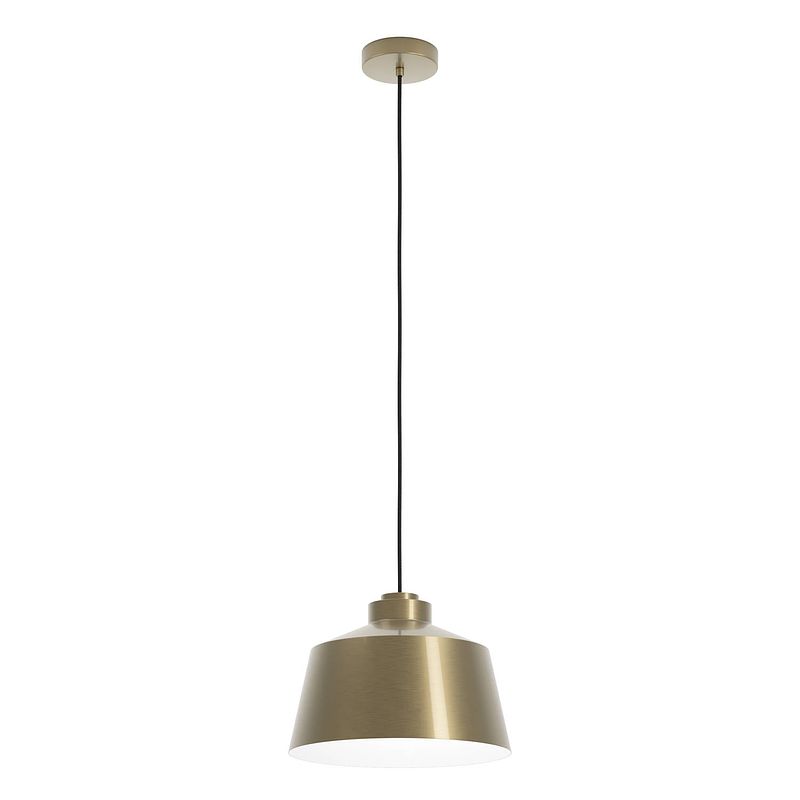 Foto van Eglo southery hanglamp - e27 - ø 35 cm - goud/crème