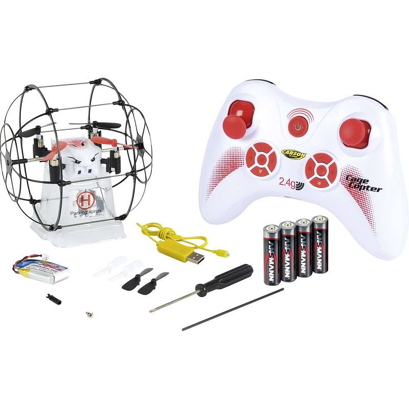 Foto van Carson rc sport x4 cage copter drone (quadrocopter) rtf beginner