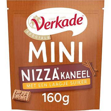 Foto van Verkade mini nizza kaneel 160g bij jumbo