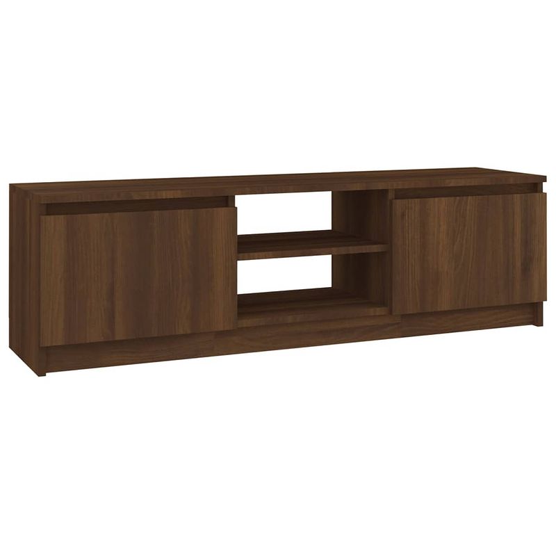 Foto van Vidaxl tv-meubel 120x30x35,5 cm bewerkt hout bruineikenkleurig