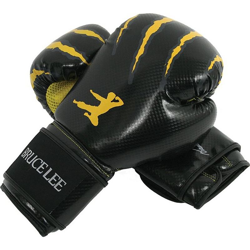 Foto van Bruce lee signature bokshandschoenen - pu - 10oz