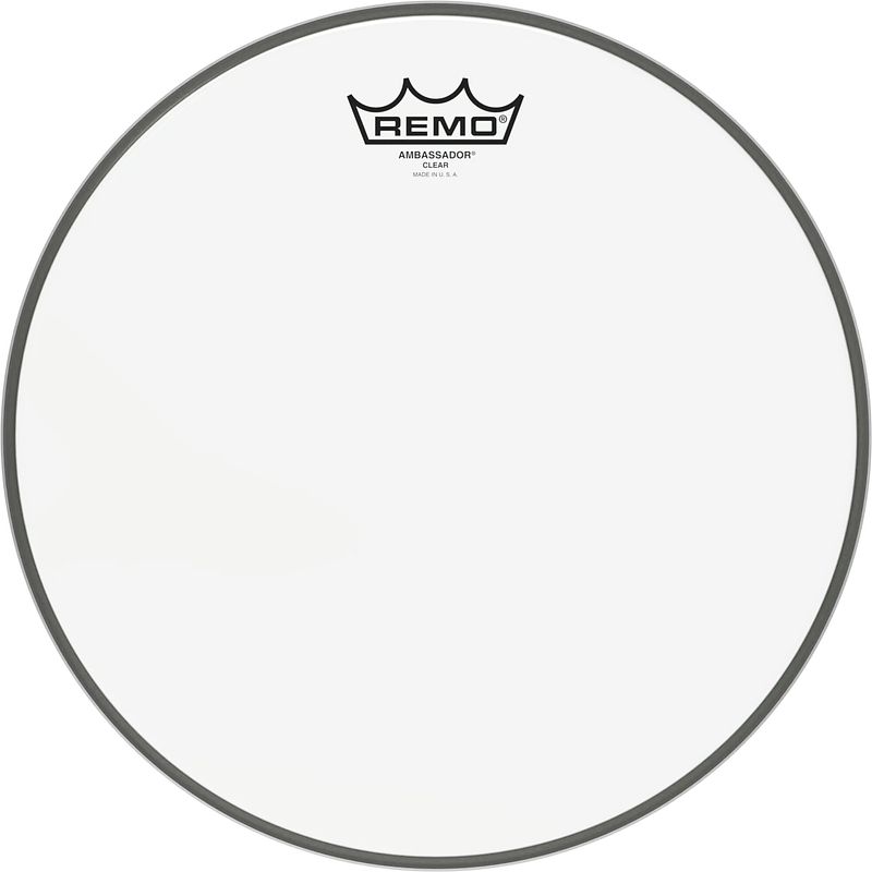 Foto van Remo ba-0312-00 ambassador clear 12 inch drumvel