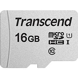 Foto van Transcend premium 300s microsdhc-kaart 16 gb class 10, uhs-i, uhs-class 1