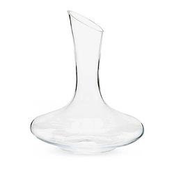 Foto van Arte regal wijn karaf / decanteer schenkkan - glas - 1,8 liter - 22 x 25 cm - wijn laten luchten - decanteerkaraf
