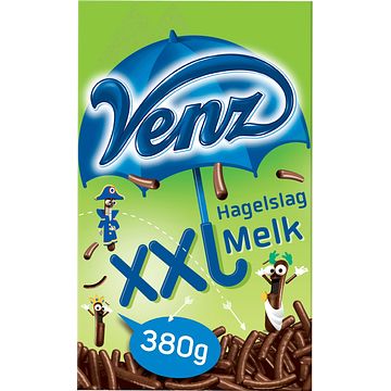 Foto van Venz xxl hagelslag melk 380g bij jumbo