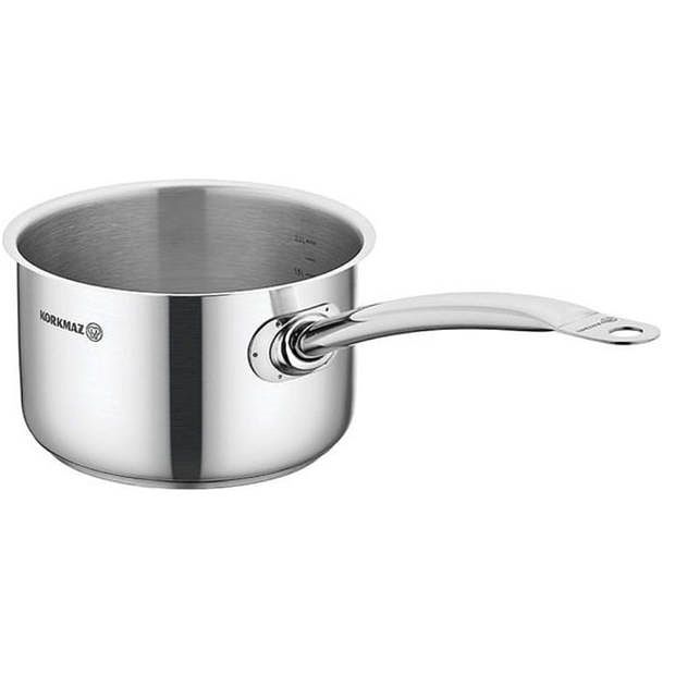 Foto van Korkmaz proline gastro a2703 - steelpan - rvs 18/10 - 24 x 10 - 4.5 liter