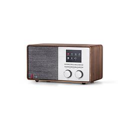 Foto van Pinell supersound 301 - dab+ internetradio - walnoot hout