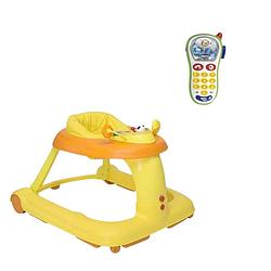 Foto van Chicco bundel - 123 loopstoel geel & rammelaar baby fototelefoon