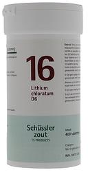 Foto van Pfluger celzout 16 litium chloratum d6 tabletten
