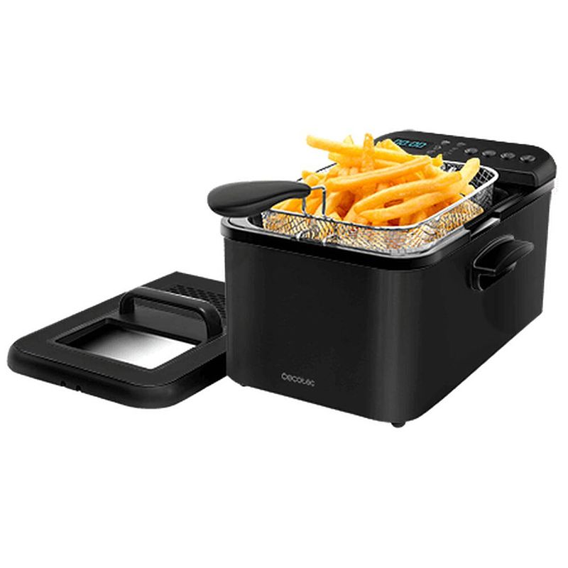 Foto van Frituurmachine cecotec cleanfry luxury 4000 black 4,2 l 3270 w