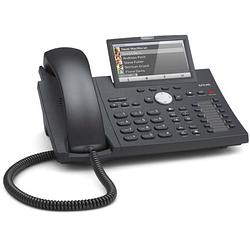 Foto van Snom d375 voip-systeemtelefoon handsfree, headsetaansluiting tft/lcd-kleurendisplay zwart