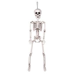 Foto van Halloween hangende horror decoratie skelet 60 cm - halloween poppen