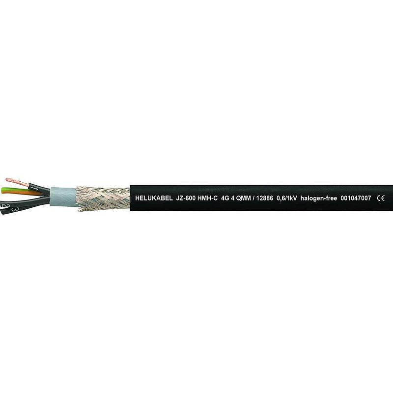 Foto van Helukabel jz-600 hmh-c stuurstroomkabel 3 g 2.50 mm² zwart 12878-1000 1000 m