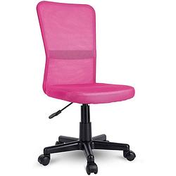 Foto van Kinderbureaustoel, roze, kinder burostoel, ergonomische kinderstoel