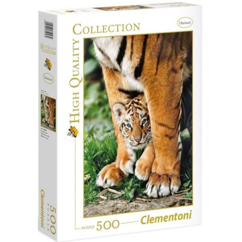 Foto van Clementoni legpuzzel bengal tiger 500 stukjes