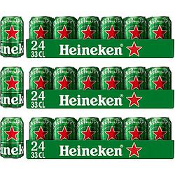 Foto van Heineken premium pilsener tray 3 x 24 x 330ml bij jumbo