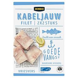 Foto van Jumbo kabeljauwfilet 4 stuks 400g