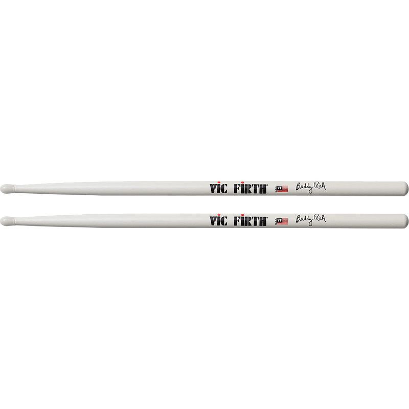 Foto van Vic firth buddy rich nylon signature drumstokken