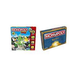 Foto van Spellenbundel - bordspel - 2 stuks - monopoly junior & monopoly efteling