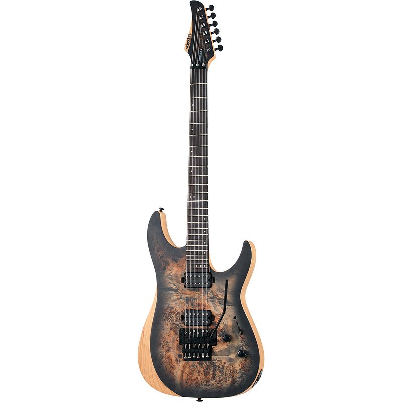 Foto van Schecter reaper-6 fr satin charcoal burst