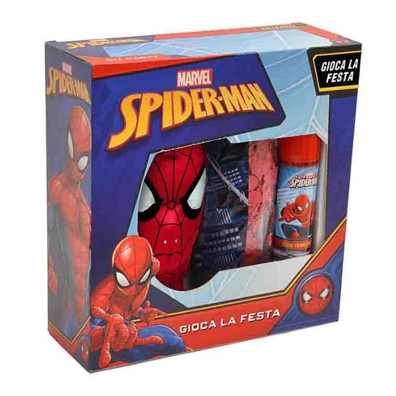 Foto van Marvel feestpakket spider-man jongens polyester/aluminium 3-delig