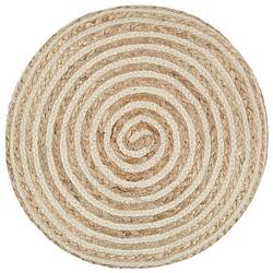 Foto van The living store poef jute 40 x 45 cm - handgemaakt - eps-schuimvulling