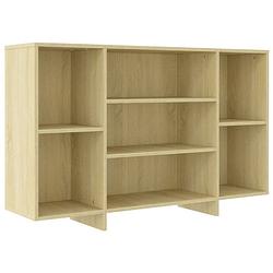 Foto van Vidaxl dressoir 120x30x75 cm spaanplaat sonoma eikenkleurig