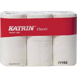 Foto van Katrin toiletpapier classic, 2-laags, 200 vel per rol, pak van 6 rollen