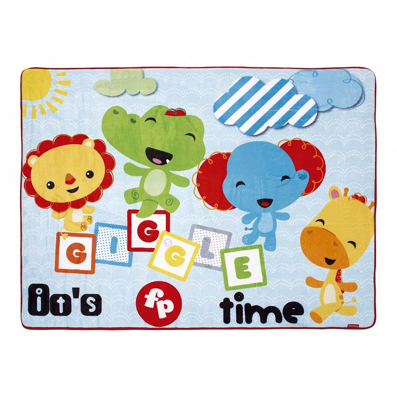 Foto van Fisher-price vloerkleed fleece 117 x 157 cm