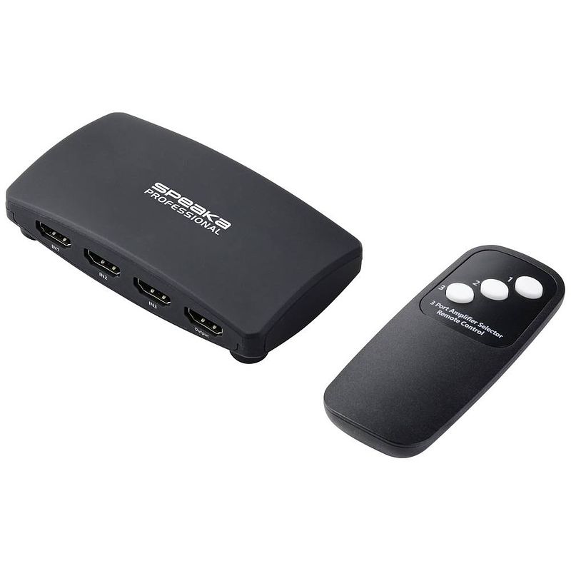 Foto van Speaka professional sp-hds-200 3 poorten hdmi-switch met afstandsbediening 7680 x 4320 pixel