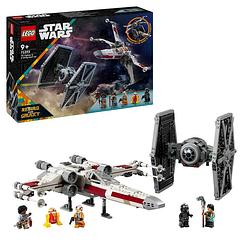 Foto van Lego star wars tie fighter en x-wing combi 75393