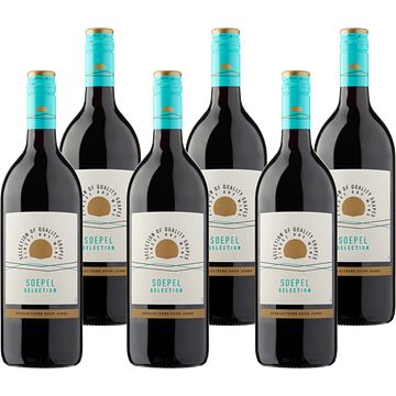 Foto van Jumbo huiswijn soepel tempranillo 6 x 1l