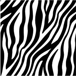 Foto van 80x jungle thema servetten met zebraprint 33 x 33 cm - feestservetten