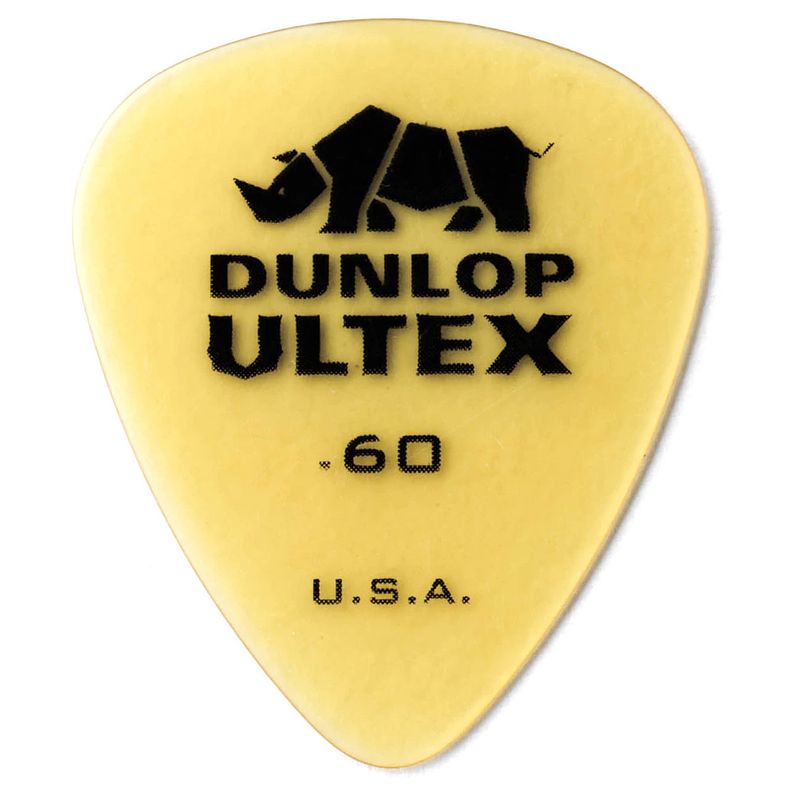 Foto van Dunlop 421p060 ultex standard pick 0.60 mm plectrumset (6 stuks)