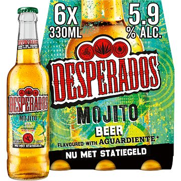 Foto van Desperados mojito bier fles 6x330ml bij jumbo